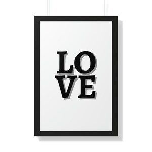LOVE Quote, LOVE Wall Art, Simplicity is power, Quote Print Poster, Inspirational Art, Inspirational Quote, Canvas Art, Home Decor, Gift