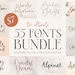 The Ultimate Fonts Bundle - Cricut, Calligraphy Font, Font Bundle, Script Font, Fonts, Digital Fonts, Procreate Fonts, Crafting, SVG Font 