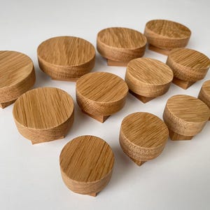 Oaq Rund Modern Knopp/Träknopp/Oaq & Lådknopp