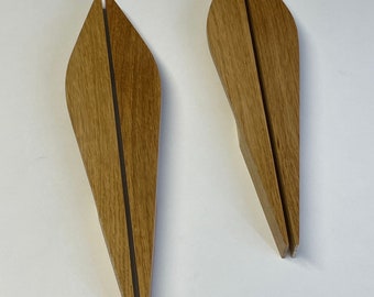 W19 SOLID PAIR HANDLES/Modern Cabinet pulls/Wooden Handles