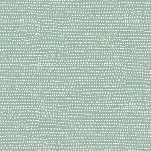 Pode incluir: Um padrão sem costura de pequenos pontos brancos sobre um fundo azul claro.