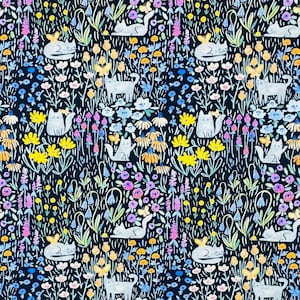 Vanity Fur Collection: Kitty Garden Fabric