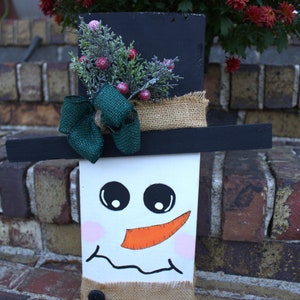 Wooden Snowman