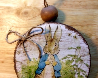 Peter Rabbit door knob hanger