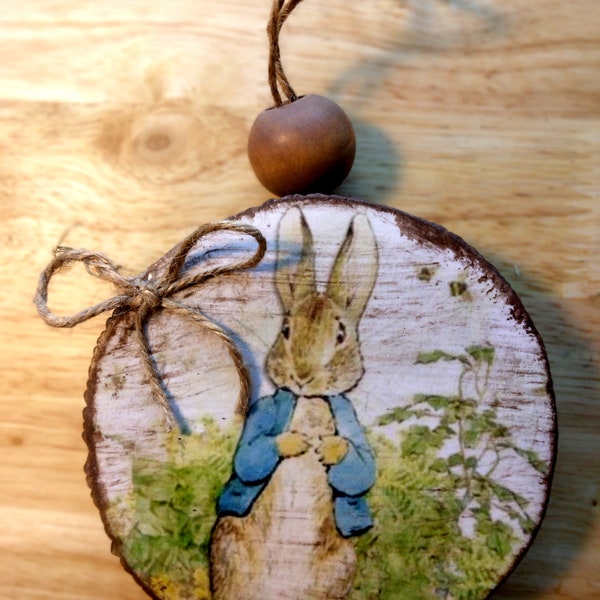 Peter Rabbit door knob hanger