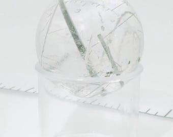 Black Tourmaline in Quartz Sphere — Brazil (Item No. 26)