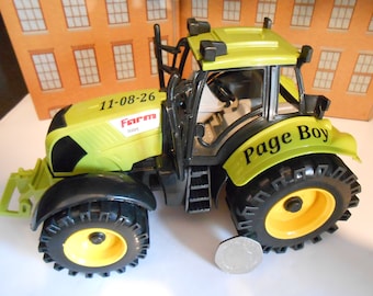 Wedding Day Personalised Name Page Boy Tractor Gift Best Man Usher Ring Bearer Gift All Wedding Roles AVAILABLE New Farm toy