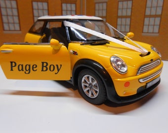 Personalized Wedding Car Gift, Page Boy Present
