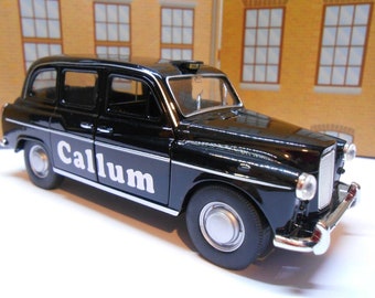 NOM PERSONNALISÉ Taxi petite voiture modèle garçon fille papa maman oncle grand-père frère anniversaire cadeau de Noël cadeau nouveau
