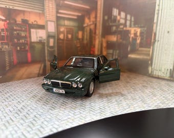 Jaguar XJ6 toy Car Model PERSONALISED PLATES boy girl dad mom uncle grandad brother birthday Christmas gift present New & Boxed  *4 colours*