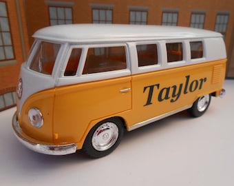 NOM PERSONNALISÉ, camping-car, petite voiture, camionnette, modèle réduit à l'échelle 1:32 garçon fille papa maman oncle grand-père frère anniversaire cadeau de Noël cadeau 4 couleurs