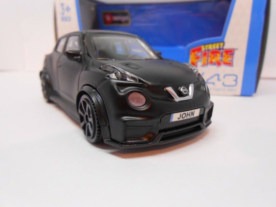 PERSONALISED PLATES Nissan Juke Toy Car Model Boy Girl Dad Mom