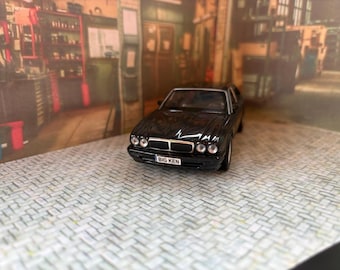 Jaguar XJ6 toy Car Model PERSONALISED PLATES boy girl dad mom uncle grandad brother birthday Christmas gift present New & Boxed  *4 colours*