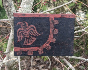 3x4 Embroidered Viking Raven Red Black Cotton Flag Large 3'x4' Banner Grommets E - Foto 6