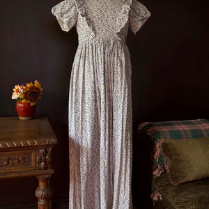 1970s Laura Ashley Prairie Dress