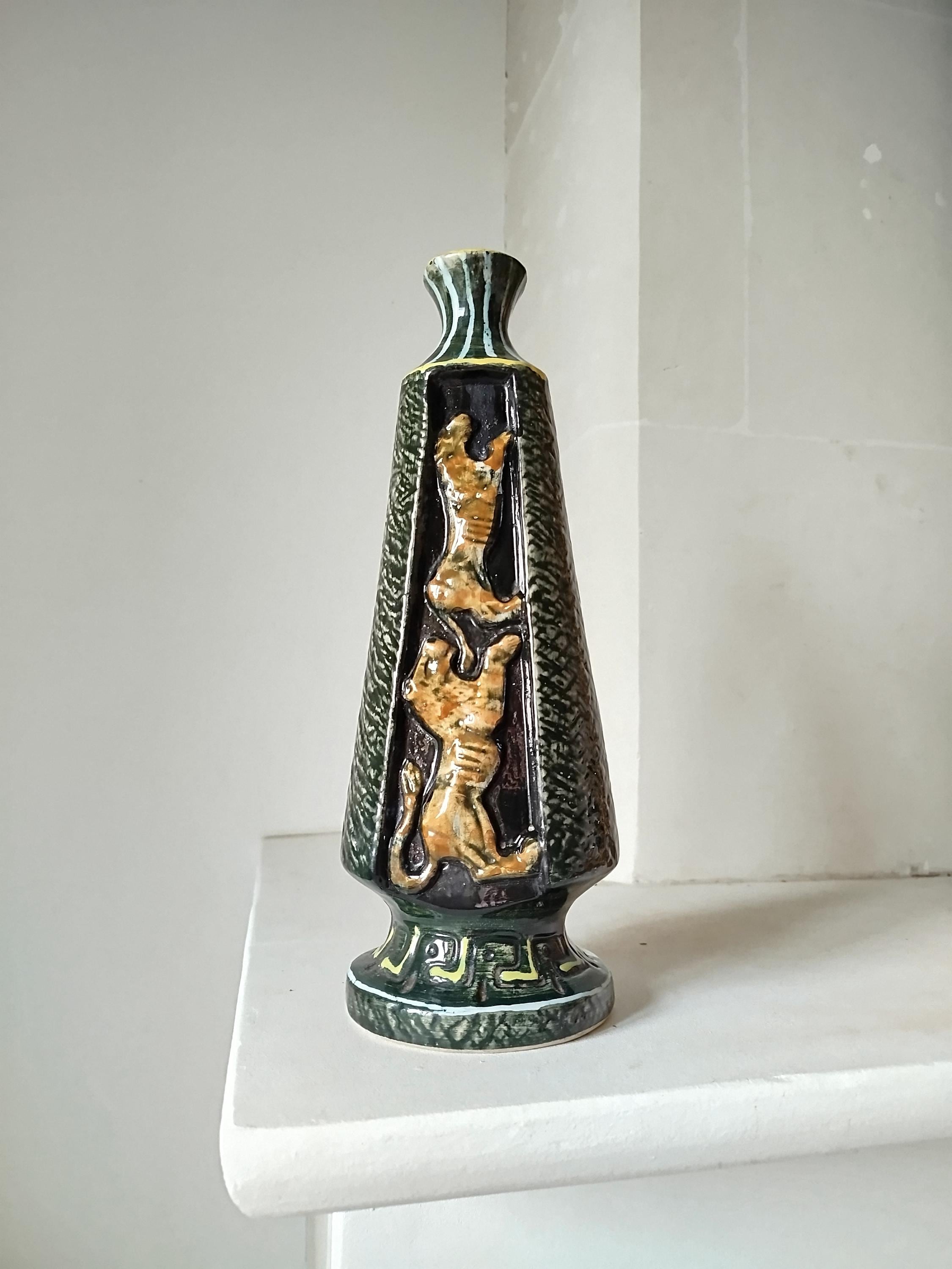 GARNIER Liqueursピエロ　レトロ酒瓶　置物 Antique Garnier Liqueur D'OR Paris Liquer Bottle Set / 20s Vintage