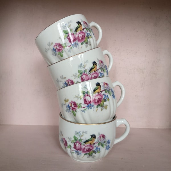 Vintage French Cups Etsy