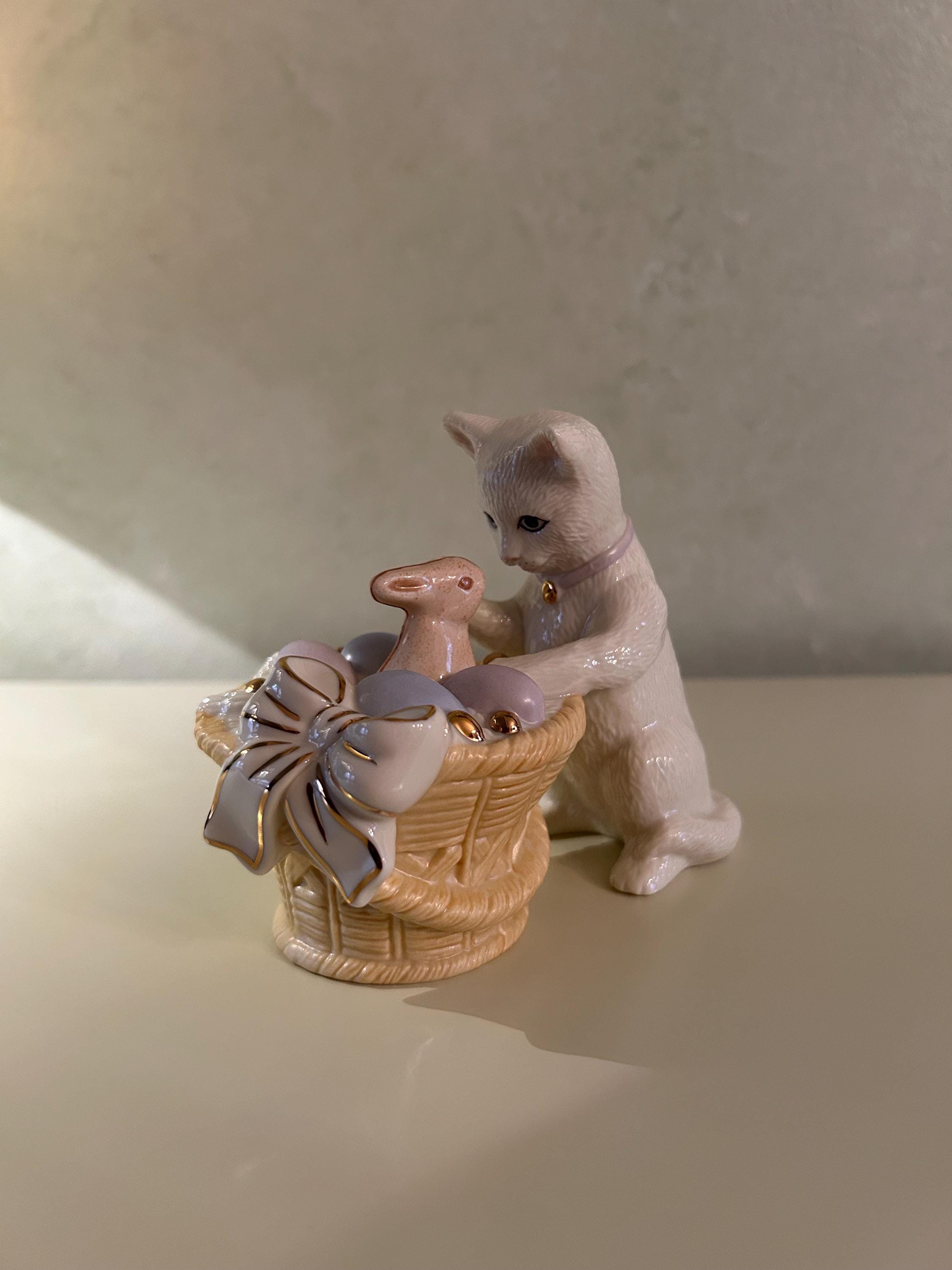 Vintage Lenox Cat - Etsy