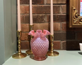 Vintage Fenton Fairy Lamp: Kelly Green Hobnail Glass - Etsy