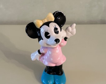 Vintage Minnie Mouse Figurine Walt Disney