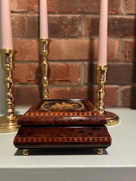 Toledo Damascene Damasquino Trinket Jewelry Box View 3