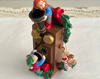 Vintage Pixie Elf Christmas Ornament