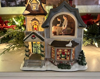 Christmas Village House Norman Rockwell RARE