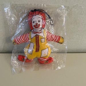 Vintage Ronald McDonald Plush Toy Happy Meal Toy