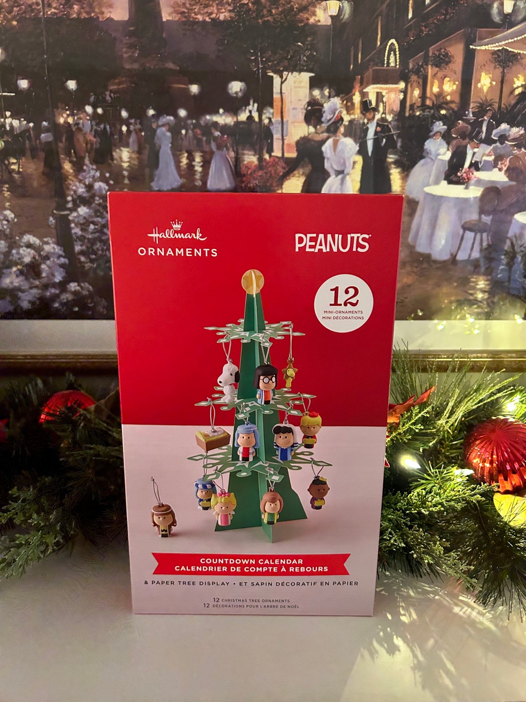Hallmark Peanuts Nativity Countdown Calendar Miniature Etsy
