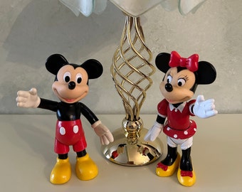 Disney Mickey Mouse Minnie Mouse Posable Figurines