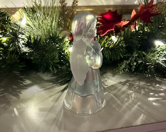 Fenton Iridescent Art Glass Angel