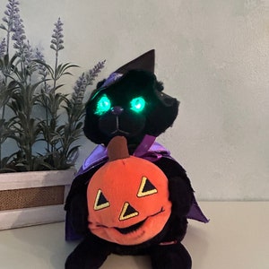 Vintage MTY Cat plush Halloween Black Head spins Vampire -  Portugal
