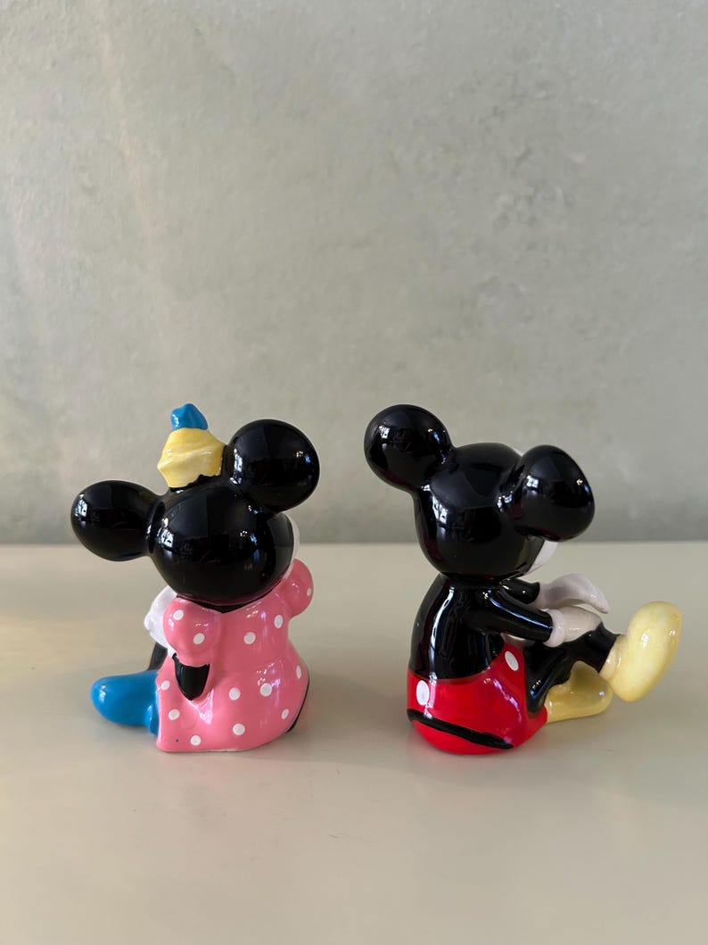 Vintage Walt Disney Mickey And Minnie Mouse Figurines image 5
