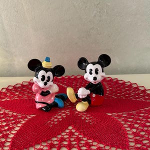 Vintage Walt Disney Mickey And Minnie Mouse Figurines image 8