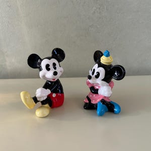 Vintage Walt Disney Mickey And Minnie Mouse Figurines image 9