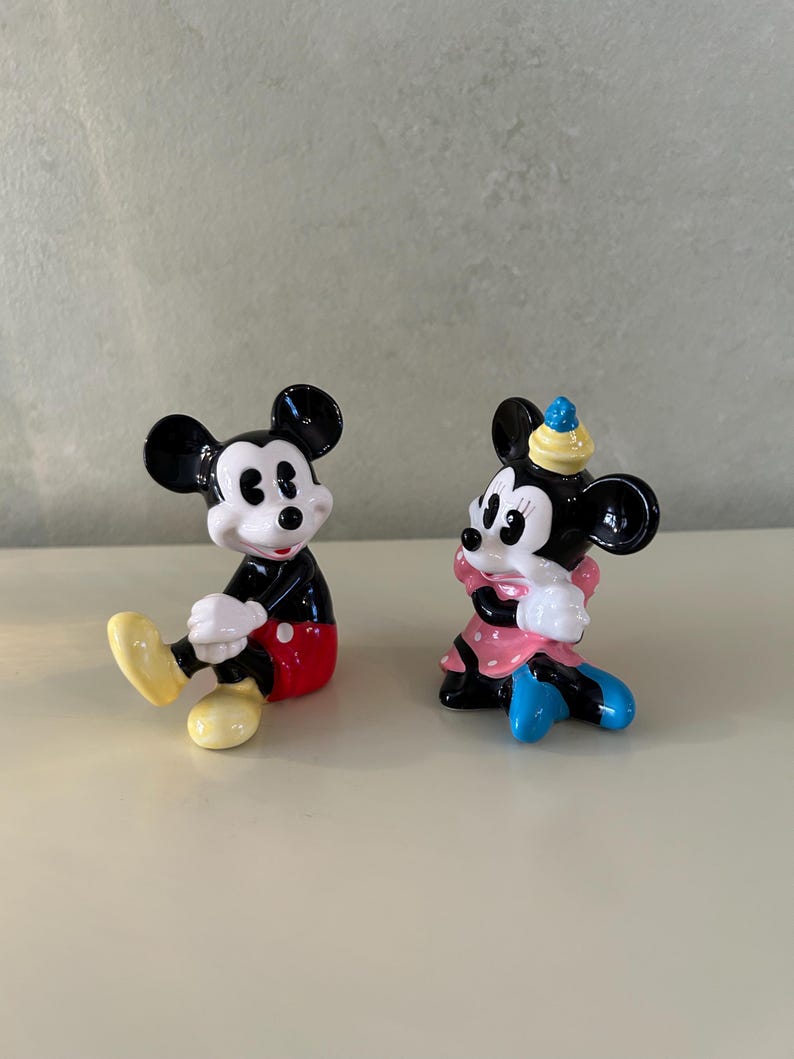 Vintage Walt Disney Mickey And Minnie Mouse Figurines image 9