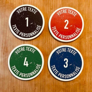 Customizable Round Alder Wood Ski Slope Markers (24 cm, Made in France) – Wood Decorations