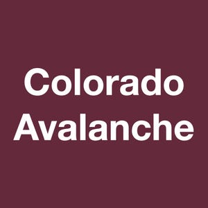 Colorado Avalanche Hockey Puck Display: Sports Room Wall Decor, Fan Gift