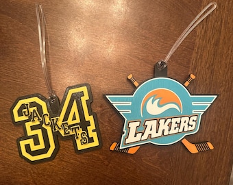 Personalized & Custom Bag Tag for Players and Sports Teams