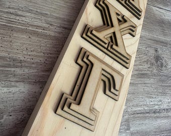 Fraternity & Sorority Paddle Blank – Unfinished Greek Paddle for Big Little Reveal, Sorority Craft, Frat Gift, DIY Wood Paddle