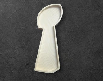 Plateau Lombardi Trophy : plat de service en bois dur pour fête de football