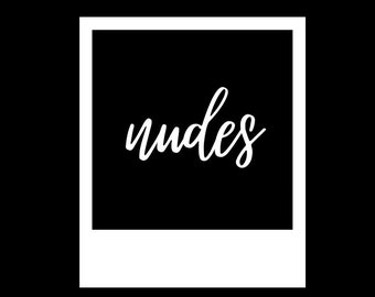 Nude Polaroids | Etsy
