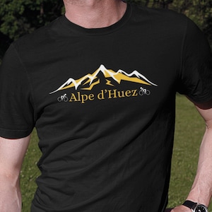 Alpe d'Huez T-Shirt | Tour de France | Cycling | Unisex Men's & Women's T-Shirt | LiveStrong