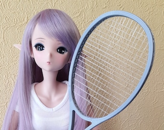 Tennis Racquet for Smart Doll and other 1:3 Scale Dolls. 60cm BJD