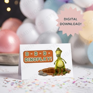 Dino Play Printable Ms. Rachel Food Label Card | Ms. Rachel Tent Card | Ms. Rachel Birthday | Ms. Rachel Party Decor | Ms. Rachel Download