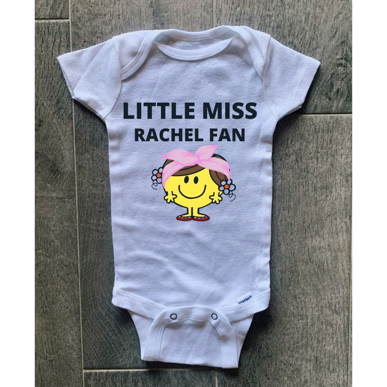 Little Miss Rachel Fan Baby Onesie® Little Miss Little Etsy