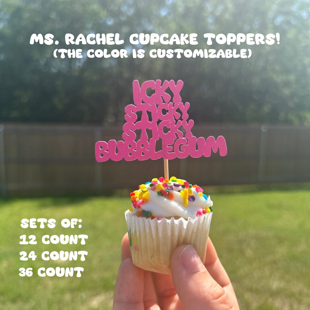 Ms. Rachel Cupcake Toppers Ms. Rachel Party Decorations - Etsy UK