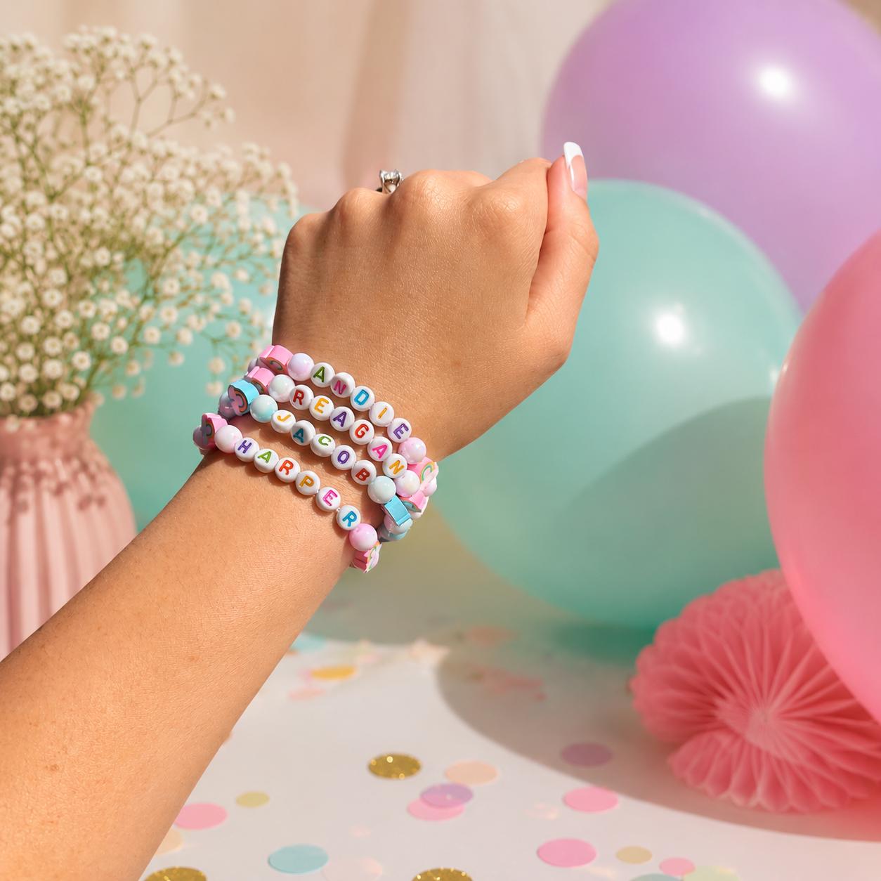 Lot De 16 Bracelets Réutilisables Pour Enfants + 2 Marqueurs – Inscriptibles, Motivants Et Colorés