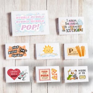 Ms. Rachel Food Tent Cards | Ms. Rachel Birthday Decorations image 2