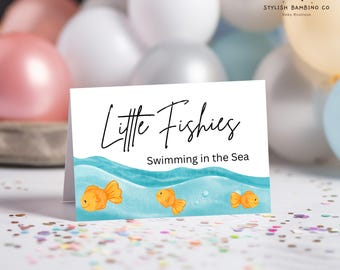 Ms Rachel Printable Food Tent Card | Ms. Rachel Birthday Decorations | Food Tent Signs | Instant Download | Little Fishies